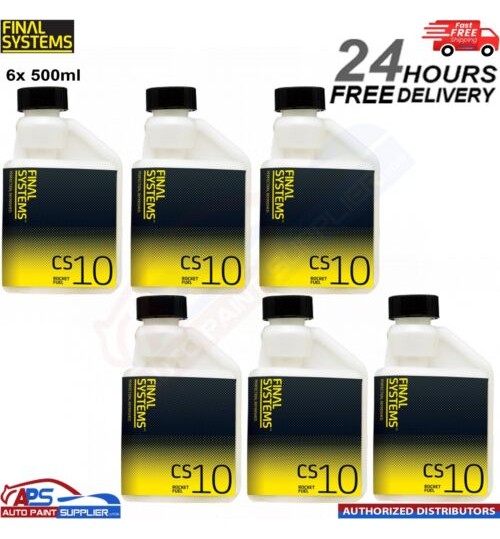 6x Final Systems ROCKET FUEL 2k Super Accelerator for low bake Air Drying 500ml
